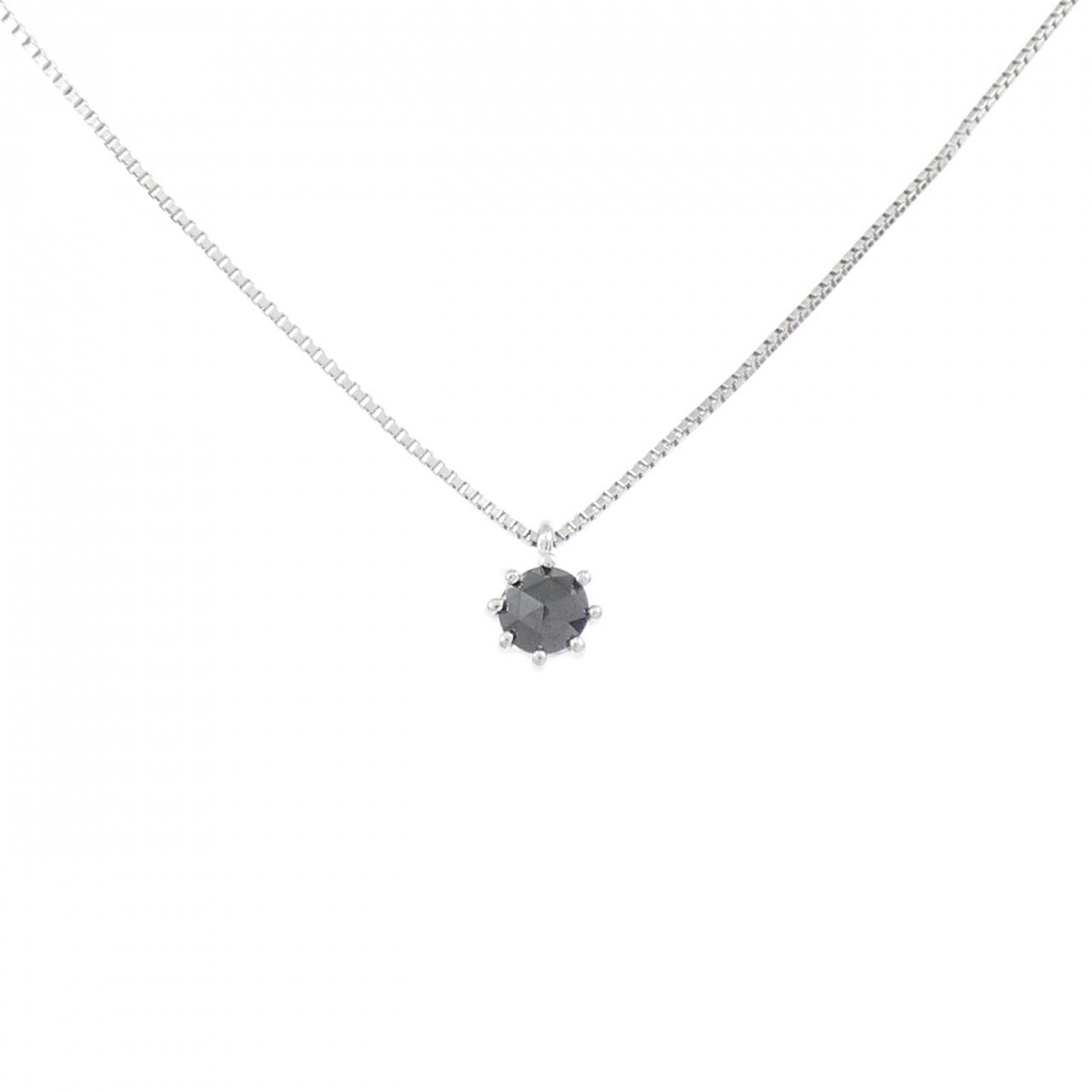 K18WG ダイヤモンド ネックレス 0.10CT