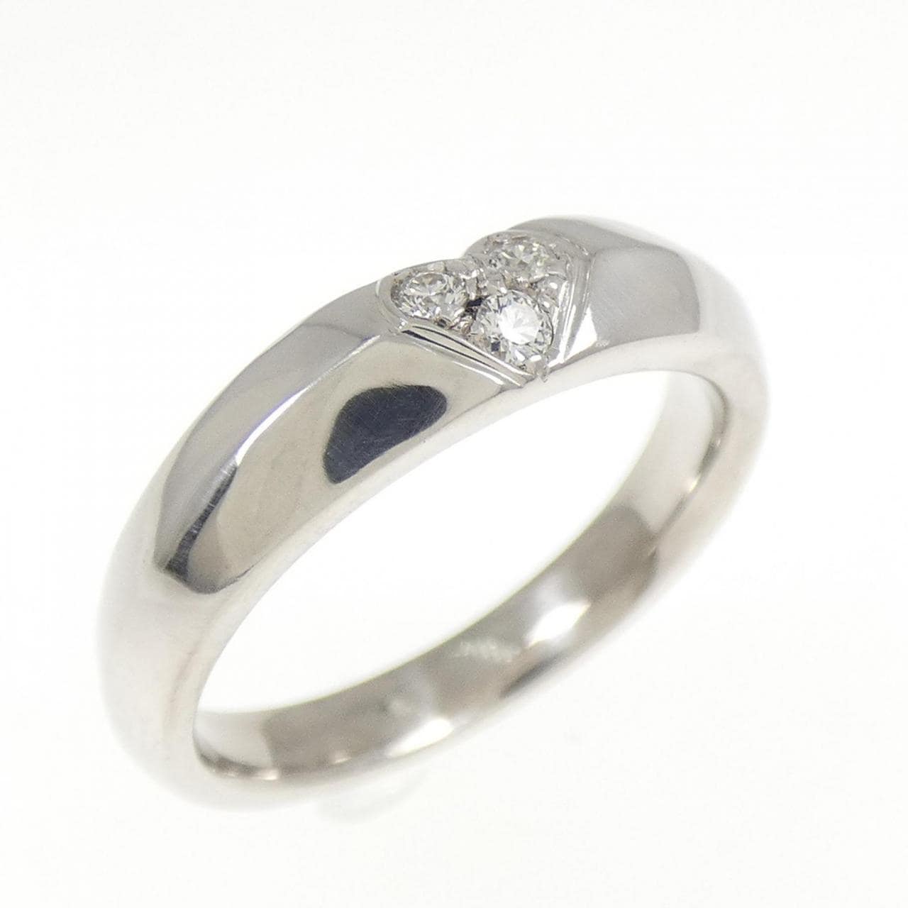 PT900 ハート ダイヤモンド リング 0.05CT