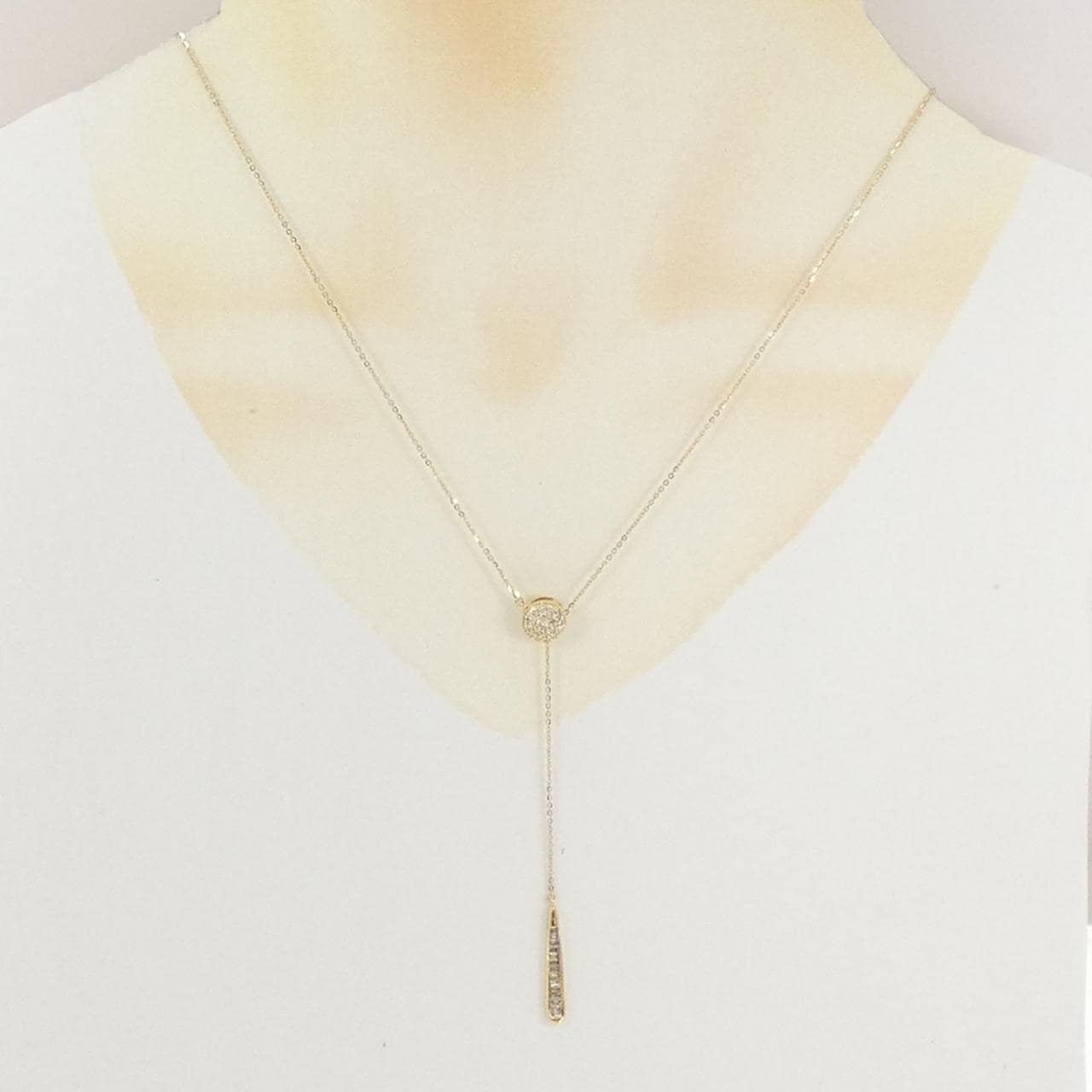 ジーエスティービー ダイヤモンド ネックレス 0.40CT
