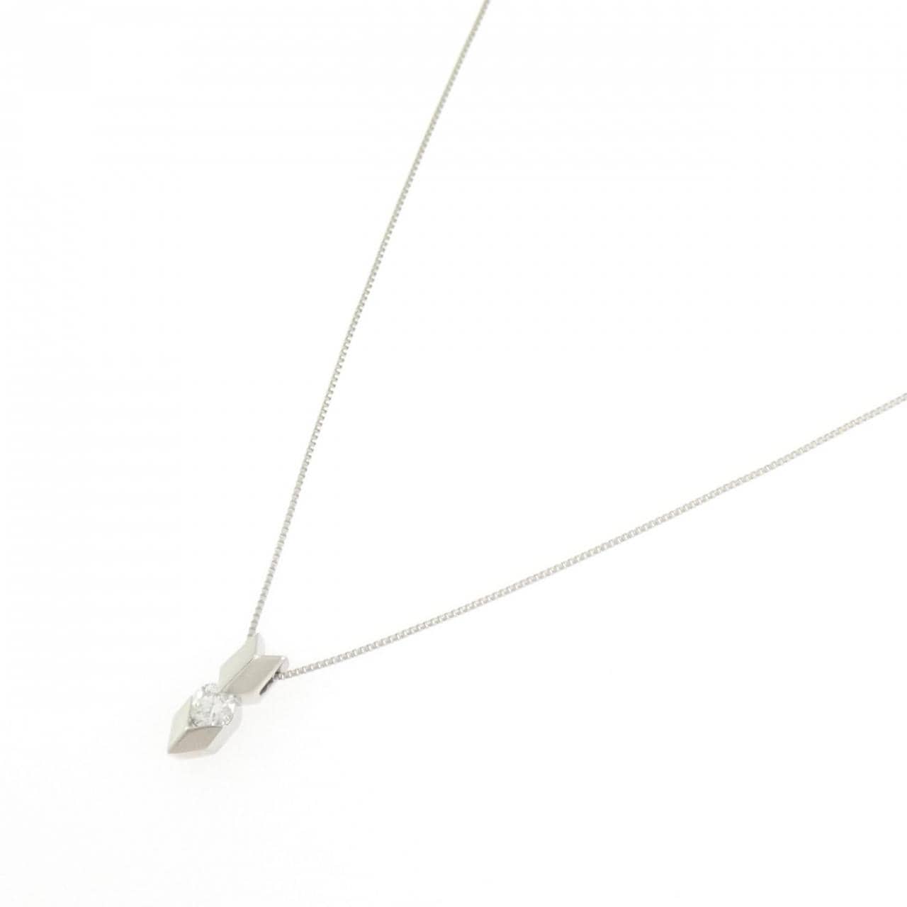 PT900/PT850 ダイヤモンド ネックレス 0.18CT