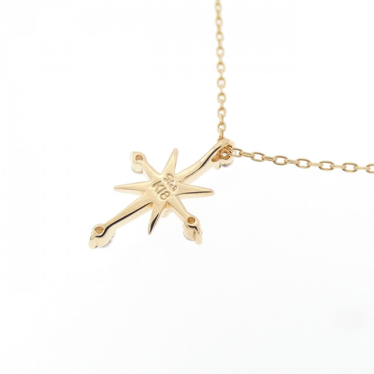 STAR JEWELRY十字星項鍊 0.04CT
