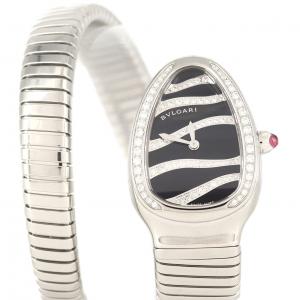 ブルガリ セルペンティトゥボガス/D Lサイズ SP35S/SP35BDSDS.1T SS クォーツ