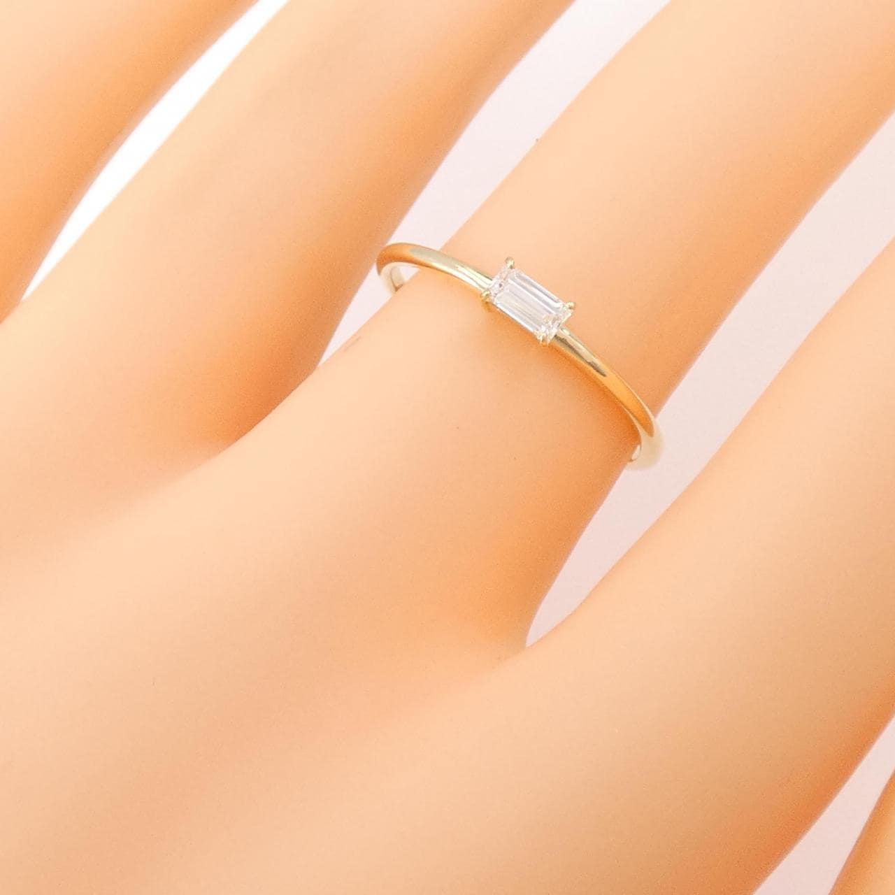 [Remake] K18YG Diamond ring 0.15CT