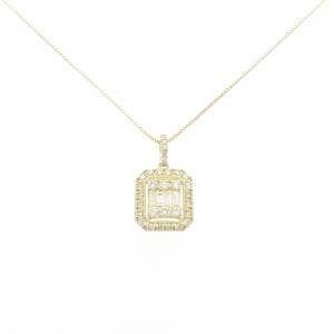 【新品】K18YG ダイヤモンド ネックレス 0.45CT