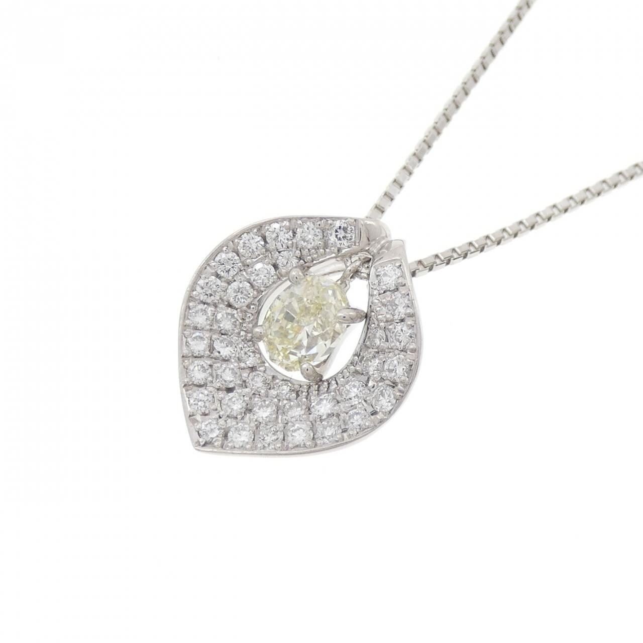 PT900/PT850 ダイヤモンド ネックレス 0.728CT