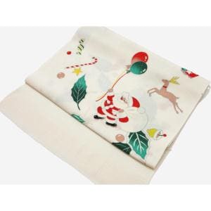 【新品】帯揚　クリスマス
