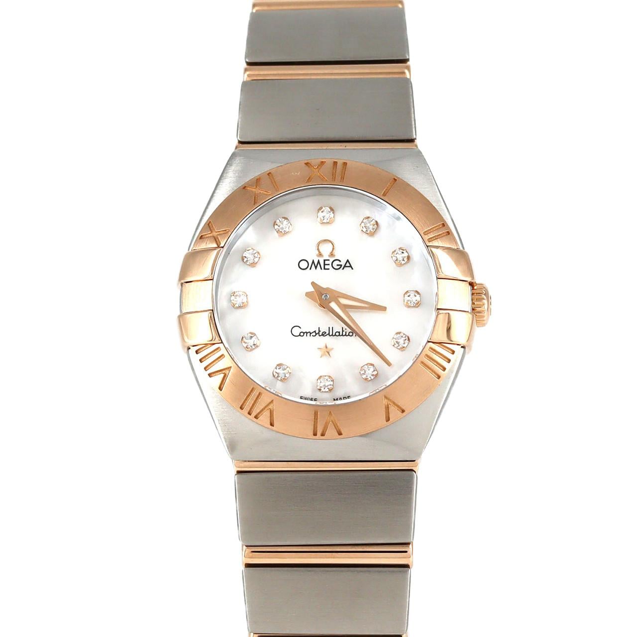 オメガ コンステレーションブラッシュ RGコンビ･12P 123.20.24.60.55.001 SSxPG クォーツ