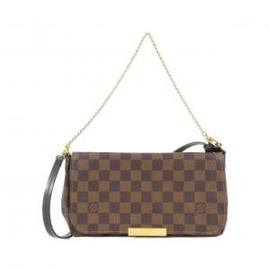 LOUIS VUITTON Damier Favorite MM N41129 Shoulder Bag