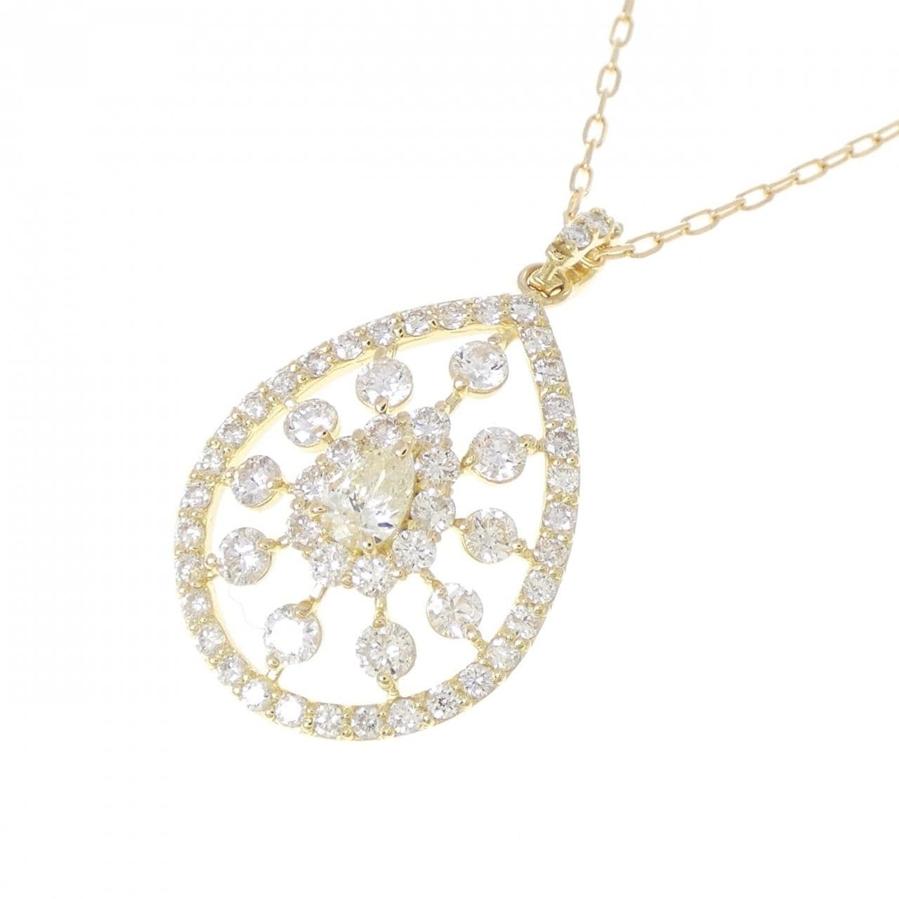 K18YG ダイヤモンド ネックレス 1.00CT