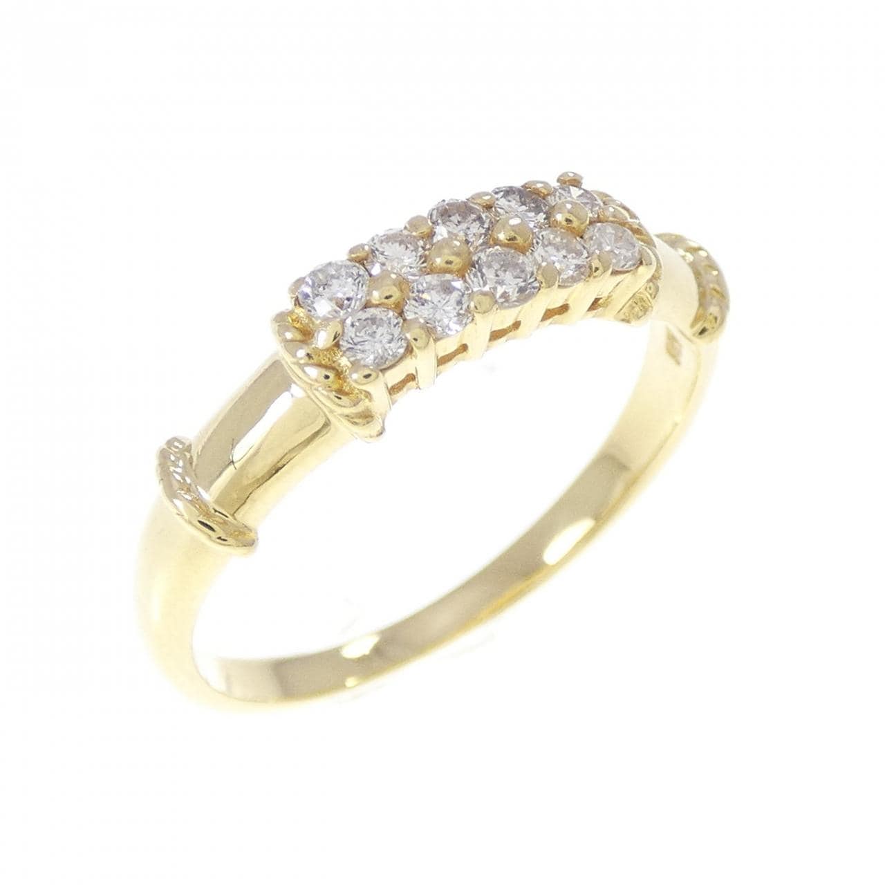 K18YG ダイヤモンド リング 0.20CT