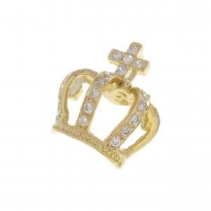 K18YG クラウン ダイヤモンド ペンダント 0.57CT