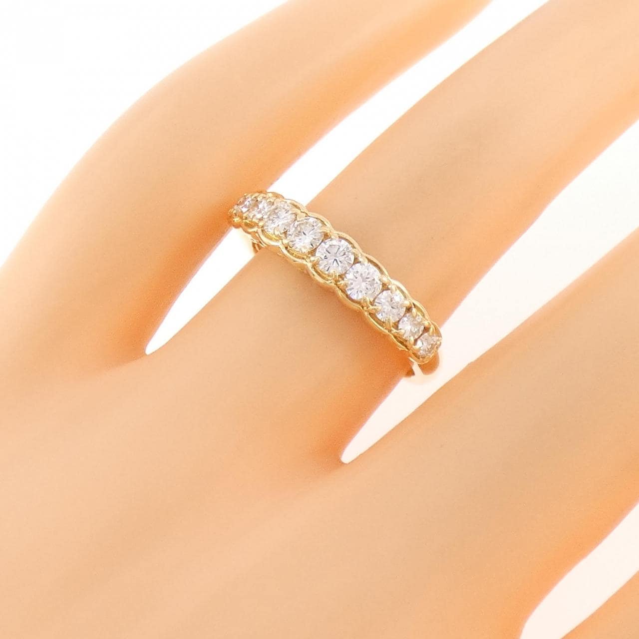 K18YG ダイヤモンド リング 0.54CT