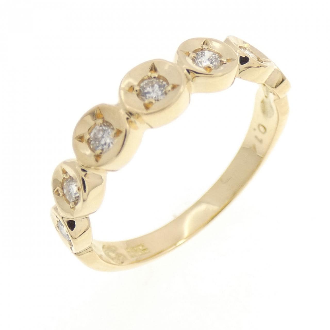 K18YG ダイヤモンド リング 0.14CT