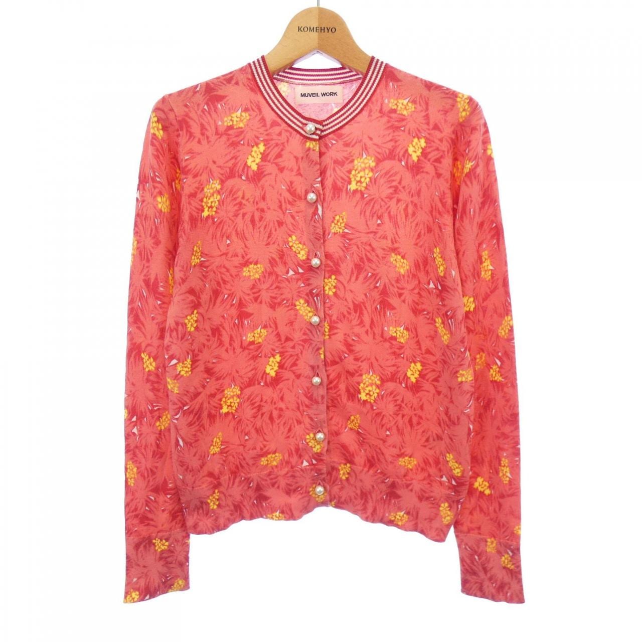 ミュベイル ワークス MUVEIL WORK カーディガン