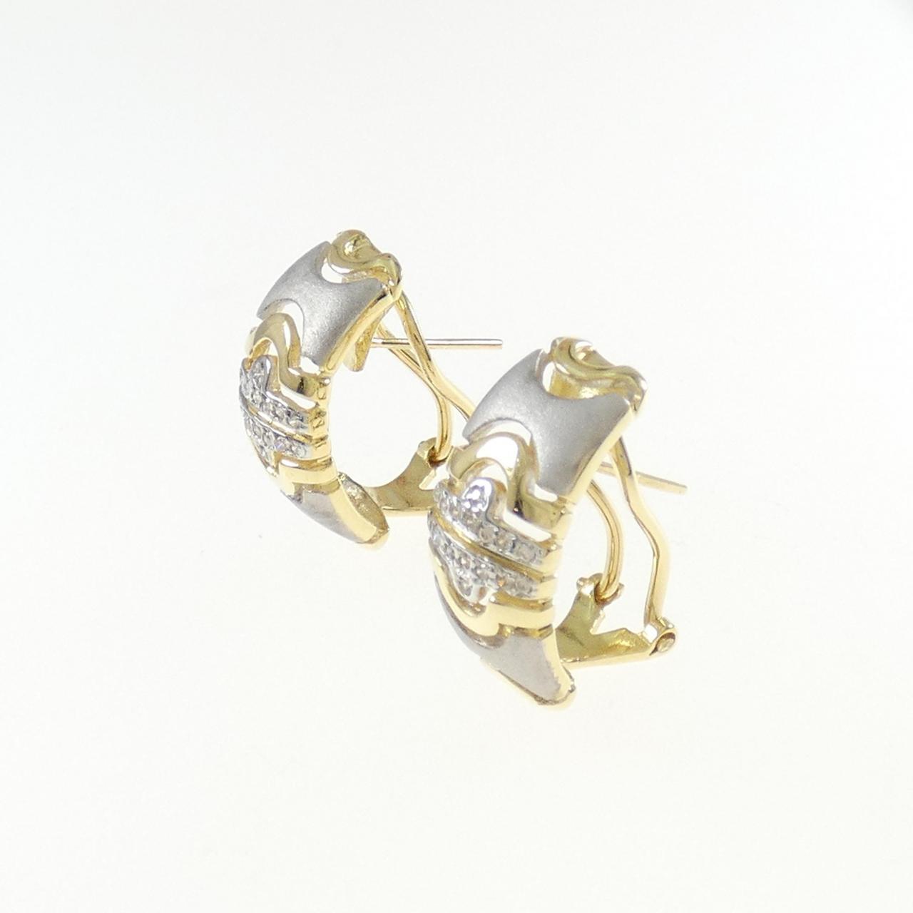 750YG/750WG Diamond earrings