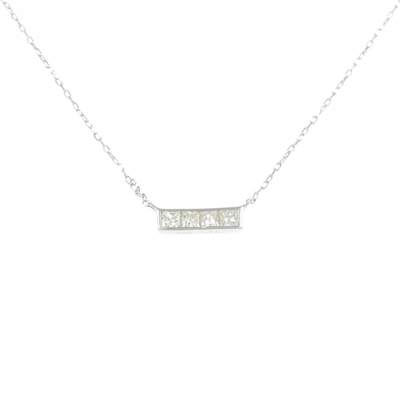PT900 ダイヤモンド ネックレス 0.13CT