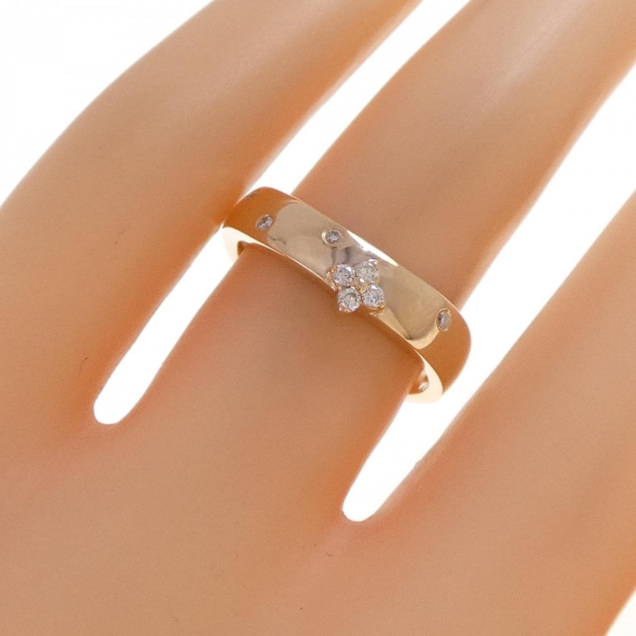 K18PG ダイヤモンド リング