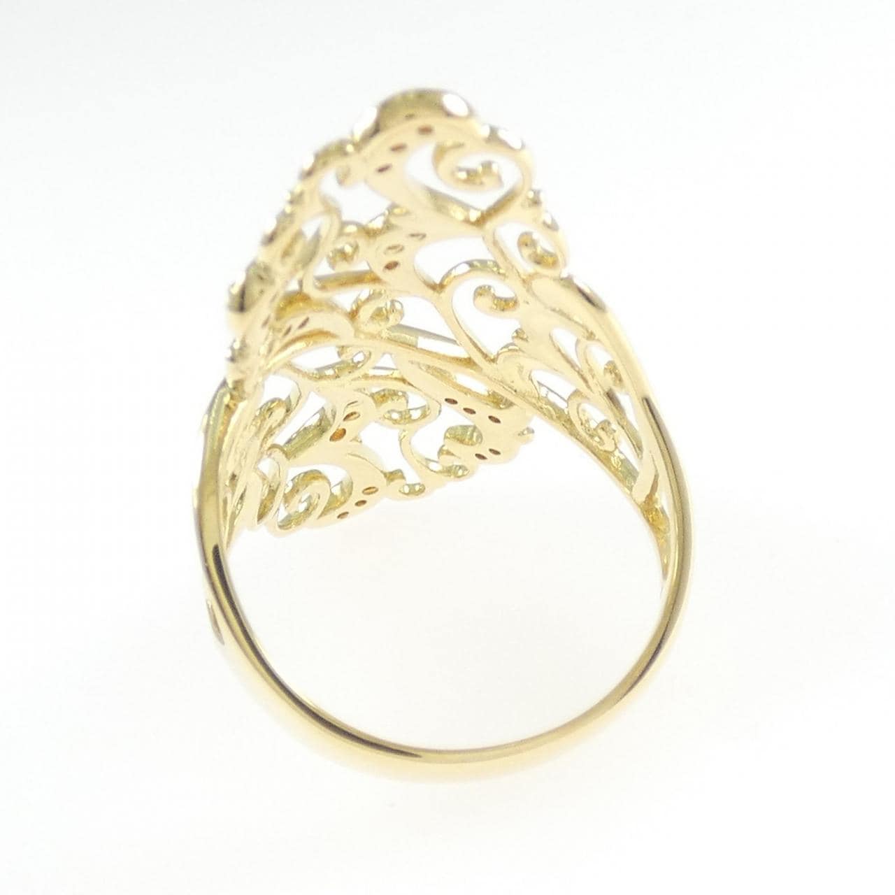 K18YG ダイヤモンド リング 0.14CT