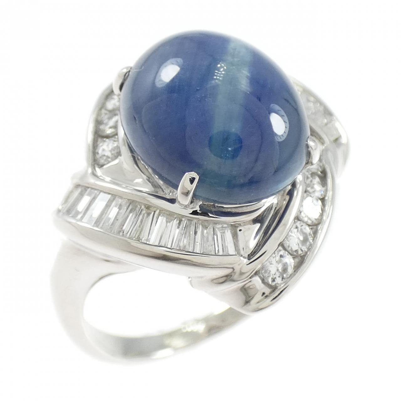 PT900 サファイヤ リング 8.11CT