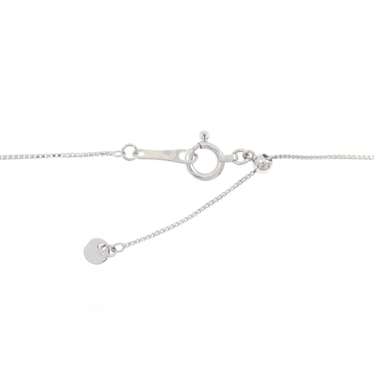K18WG ダイヤモンド ネックレス 0.17CT