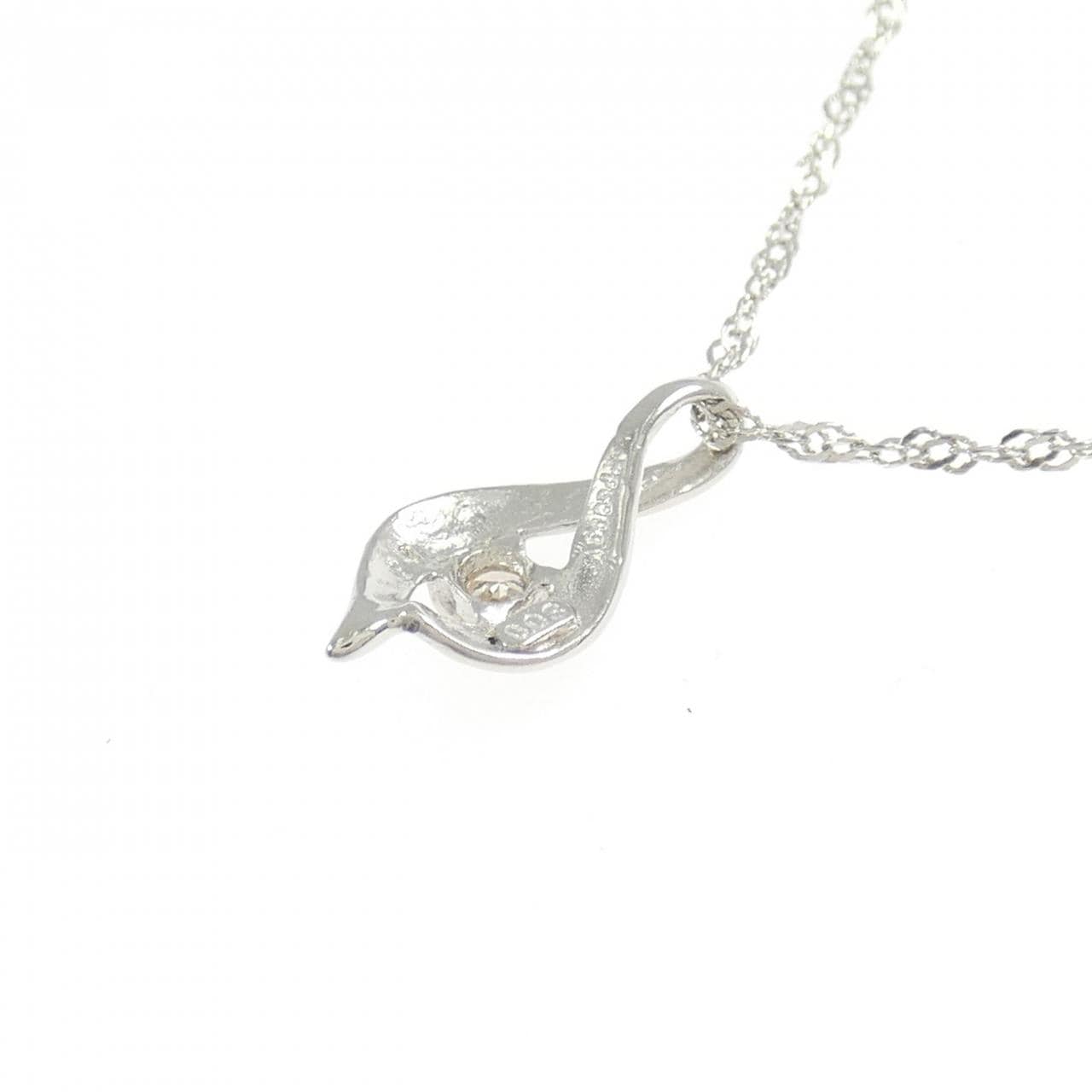 PT900/PT850 ダイヤモンド ネックレス 0.03CT