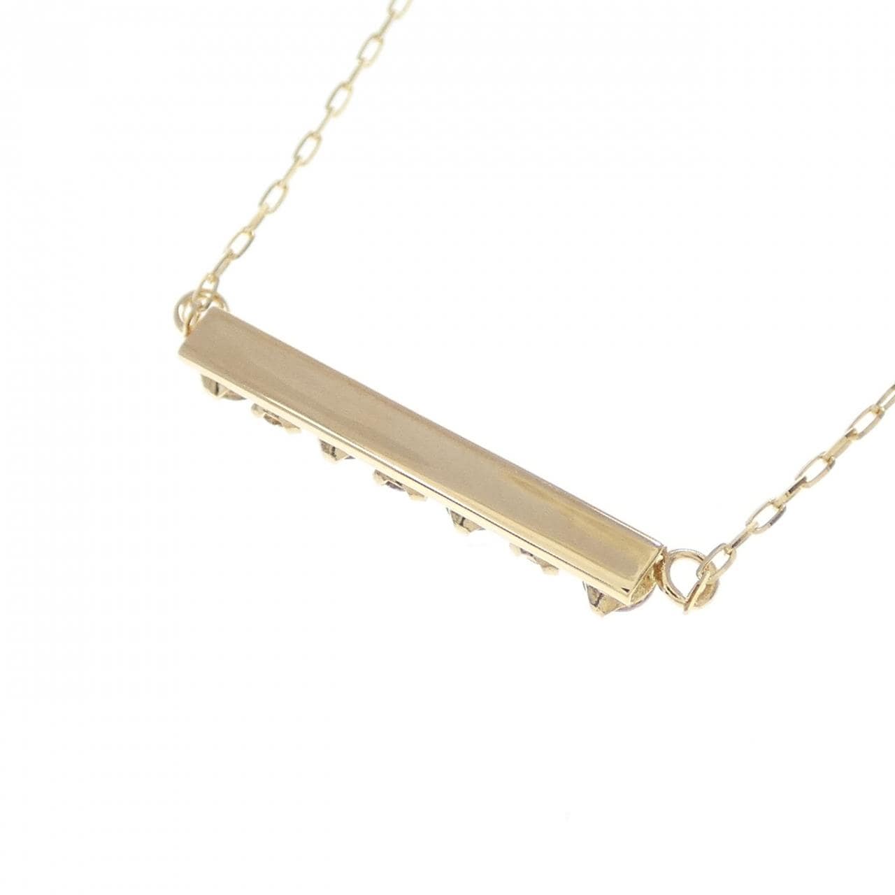 K18YG ダイヤモンド ネックレス 0.22CT