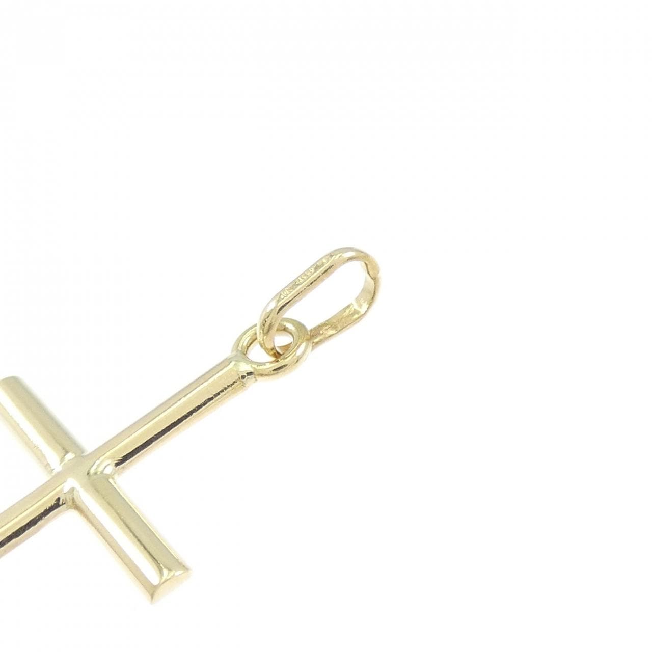 750YG クロス ペンダント