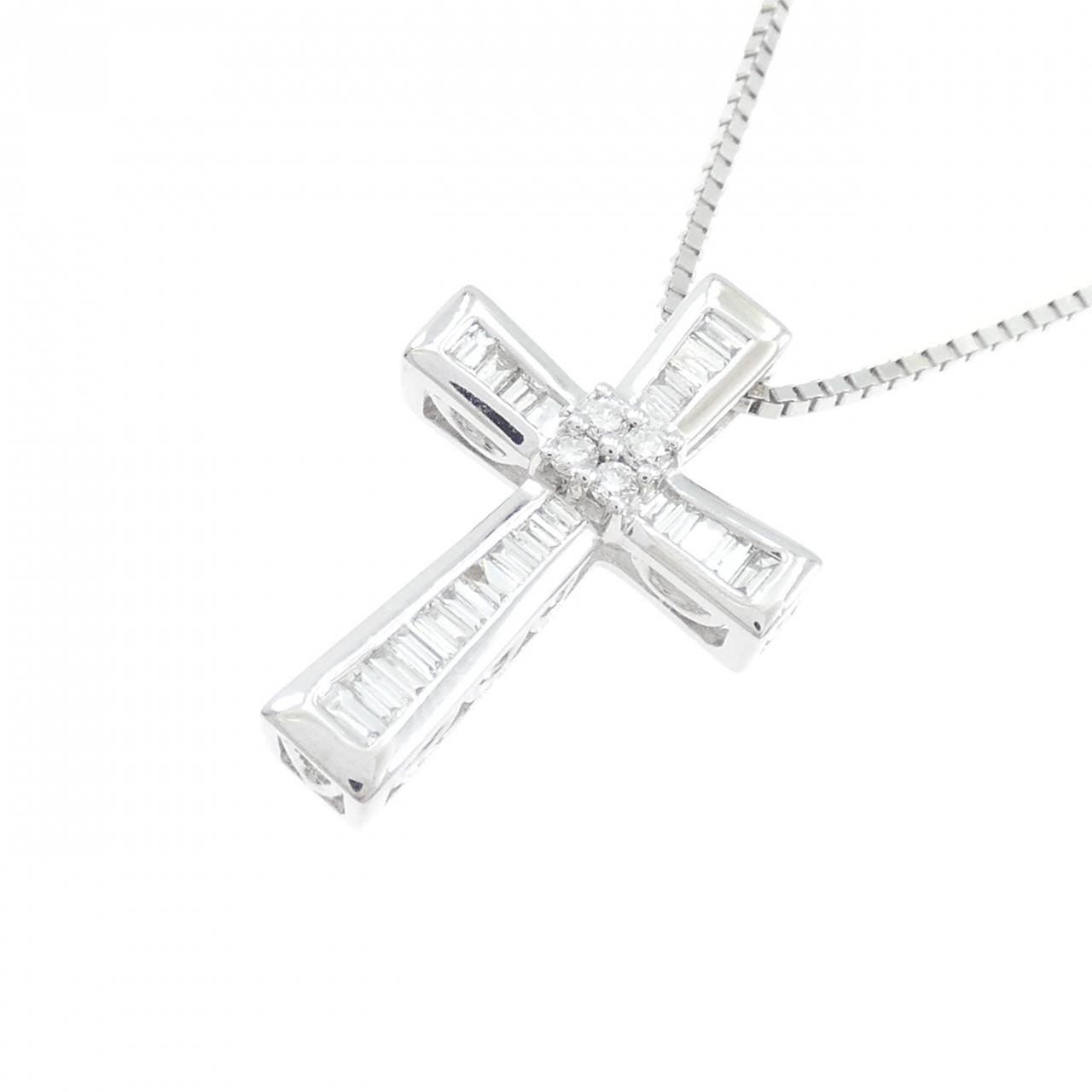 ゾッカイ クロス ダイヤモンド ネックレス