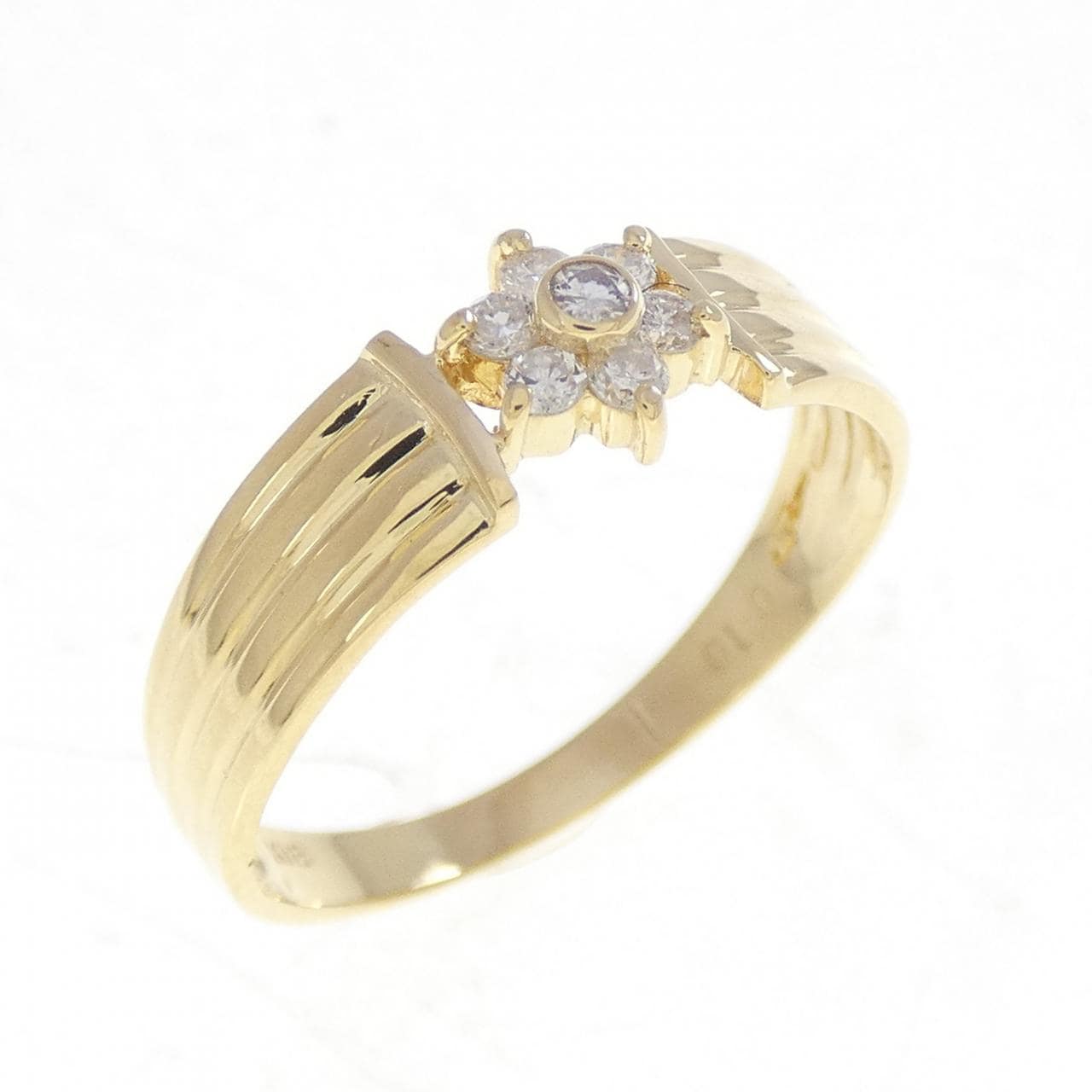 K18YG ダイヤモンド リング 0.10CT