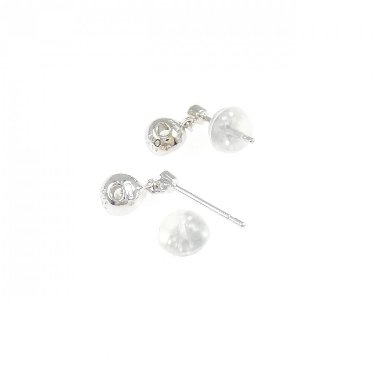 K18WG ダイヤモンド ピアス 0.20CT