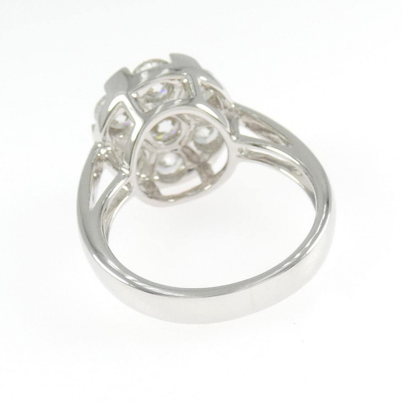 K18WG ダイヤモンド リング 2.00CT