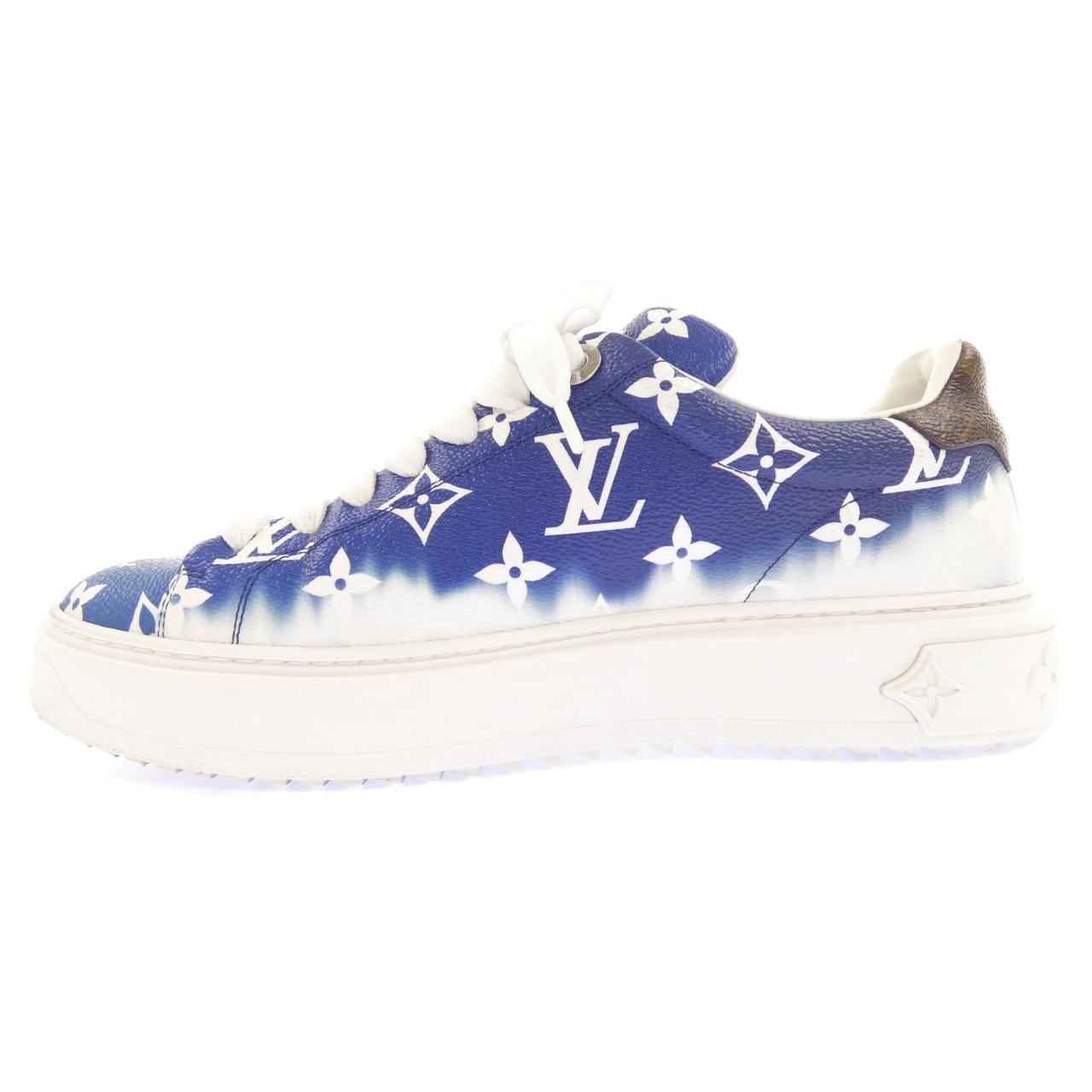 ルイヴィトン LOUIS VUITTON パテントモノグラムキャンバス LV エスカル タイムアウトライン スニーカー