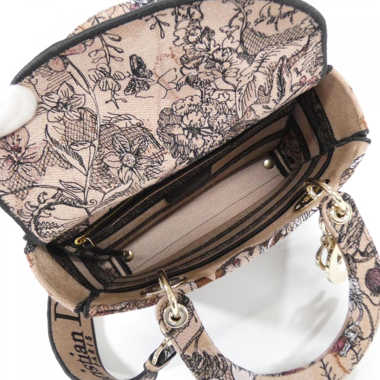 Christian DIOR JARDIN MAGIQUE Lady D-Light 中号 M0565ORZI 包