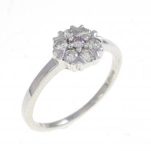 PT900 フラワー ピンクダイヤモンド リング 0.02CT