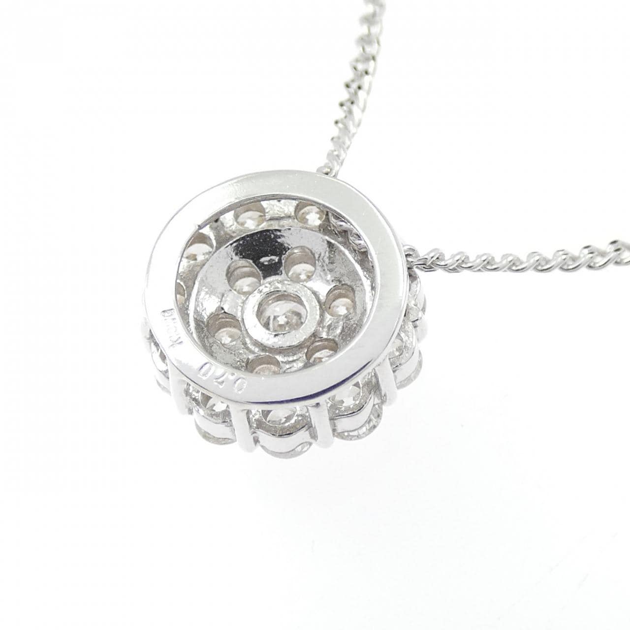 K18WG ダイヤモンド ネックレス 0.70CT