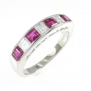 PT900 ルビー リング 0.76CT