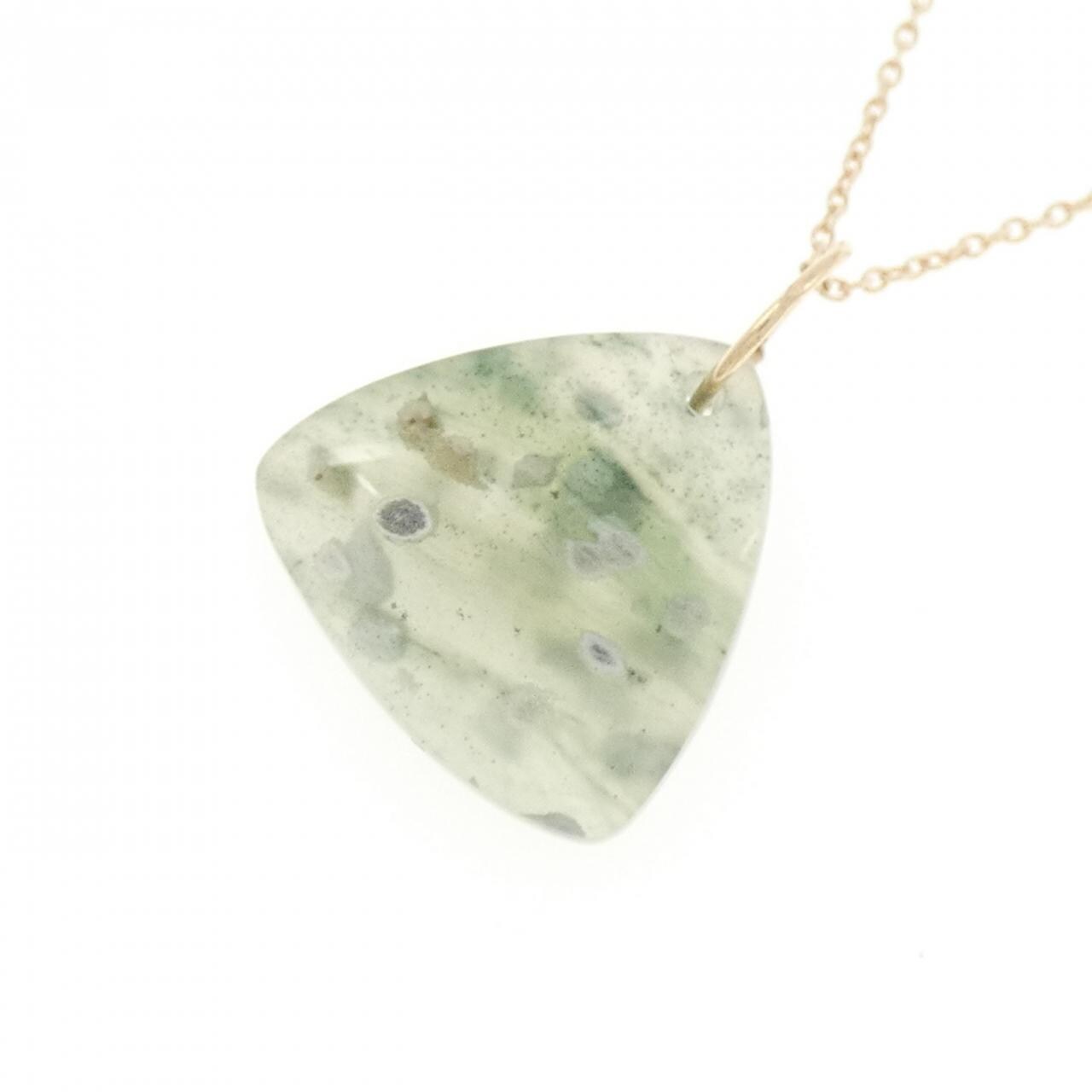 [新品] K10YG 碧玉項鍊