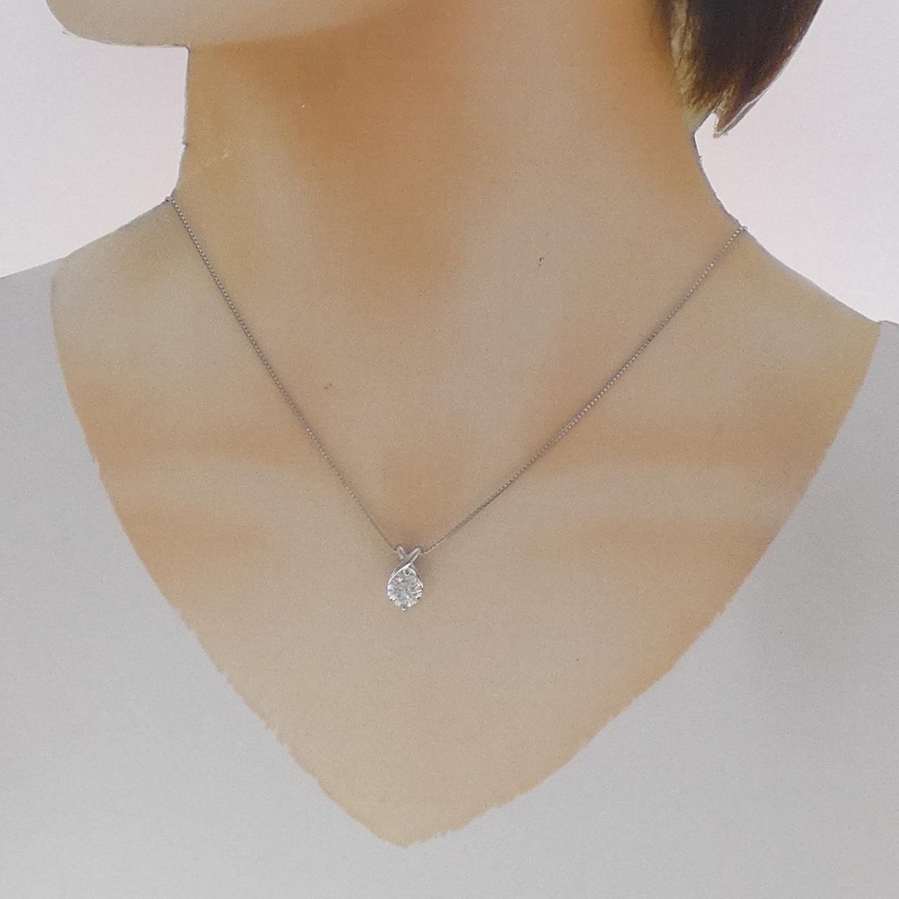 PT900/PT850 ダイヤモンド ネックレス 1.092CT G SI2 VG