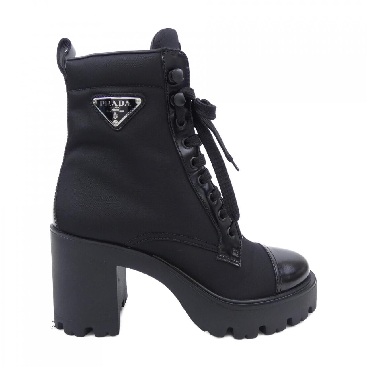 プラダ PRADA ブラッシュドレザー 1T239N トライアングルロゴ ブーツ