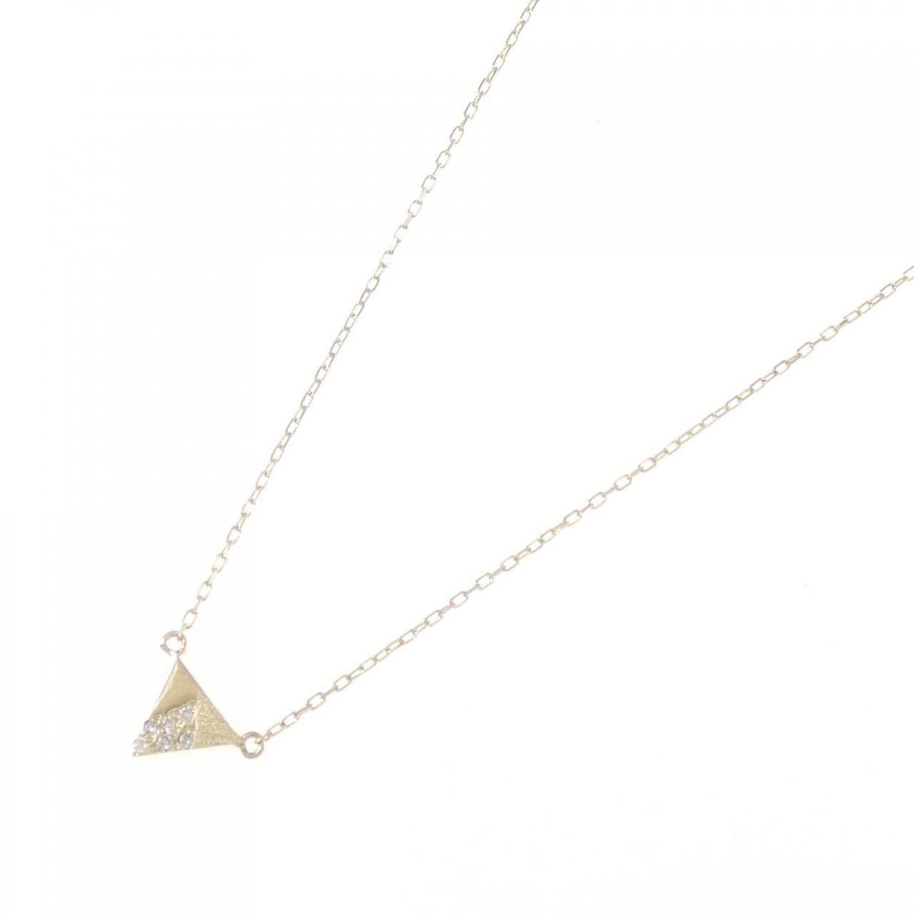 K10YG ダイヤモンド ネックレス 0.01CT