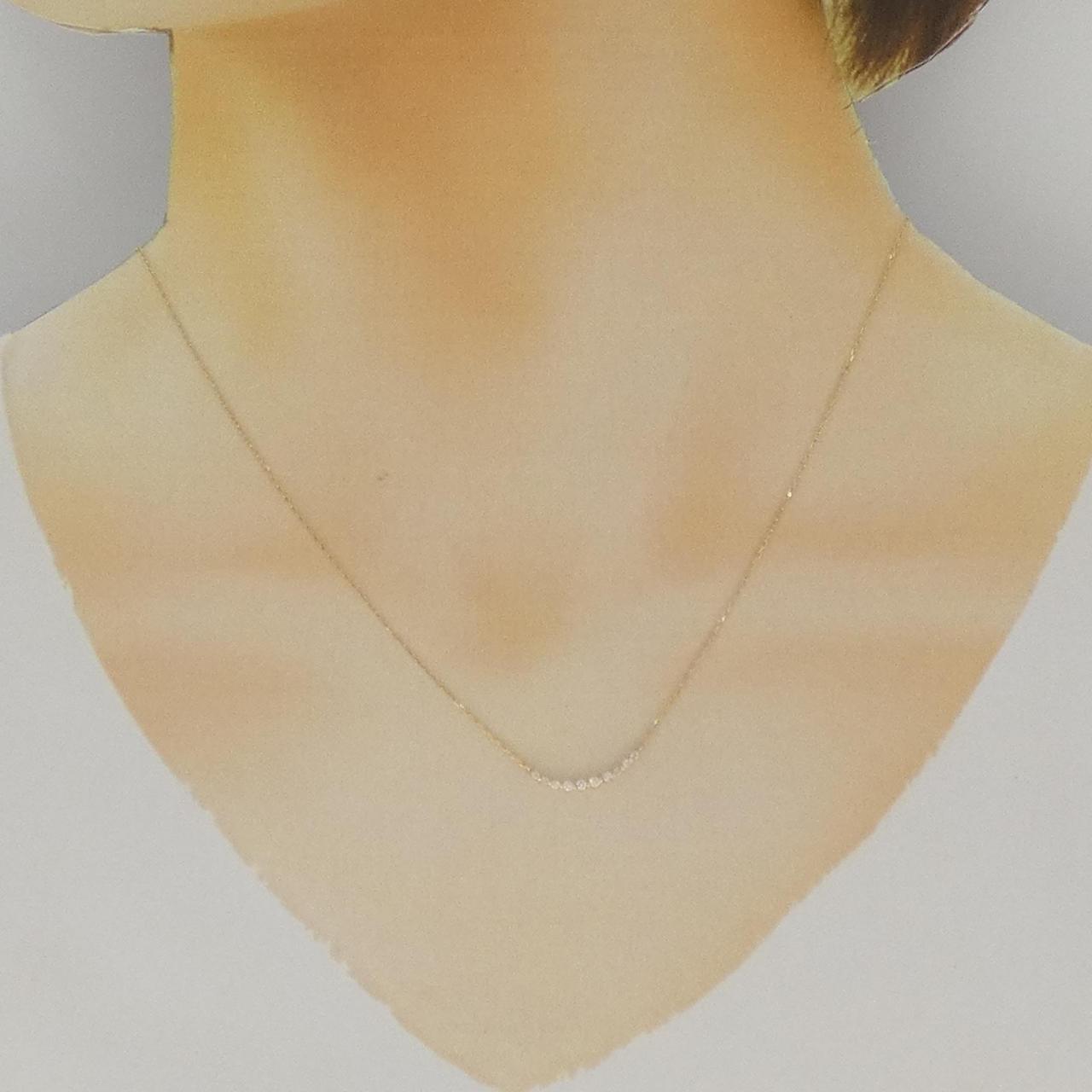K10YG ダイヤモンド ネックレス 0.08CT