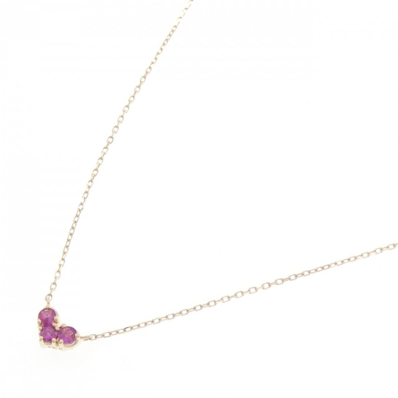 ポンテヴェキオ ルビー ネックレス 0.11CT