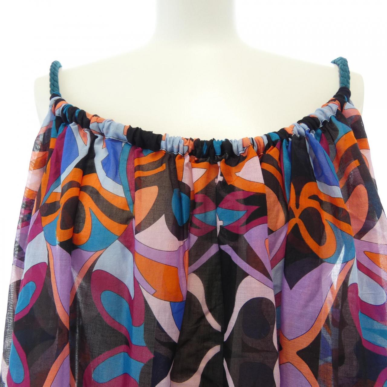 エルメス HERMES FLEURS MIROIRHROND 2E3504DE ワンピース