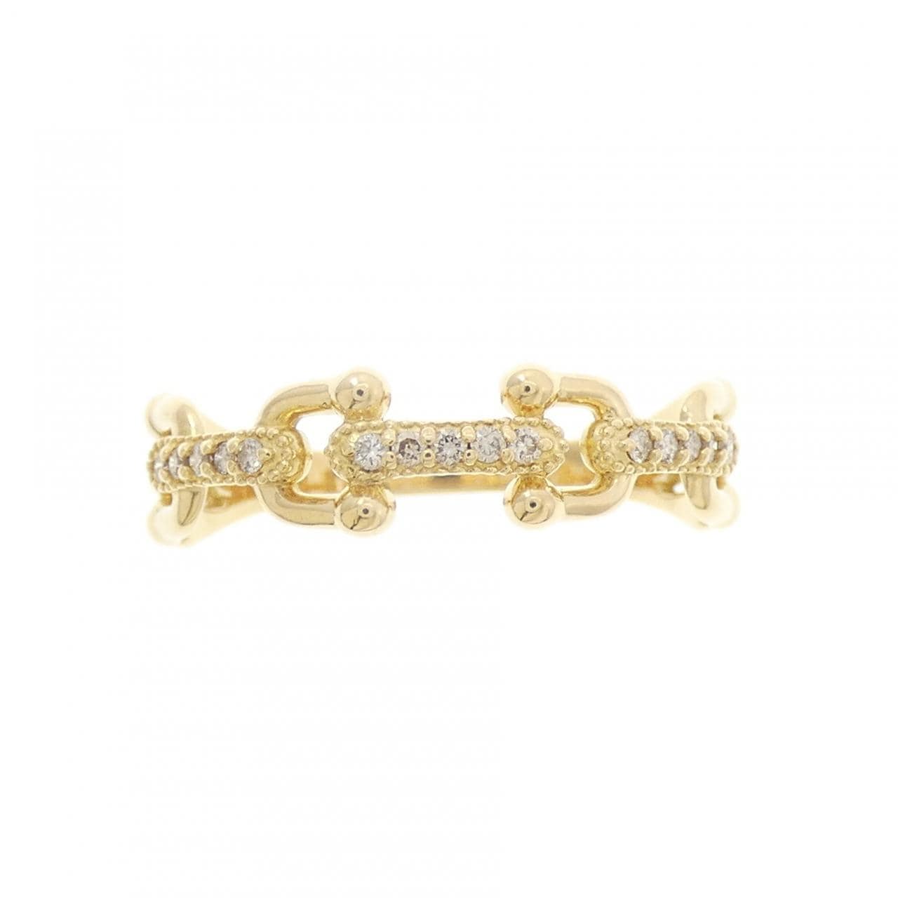 K18YG ダイヤモンド リング 0.10CT