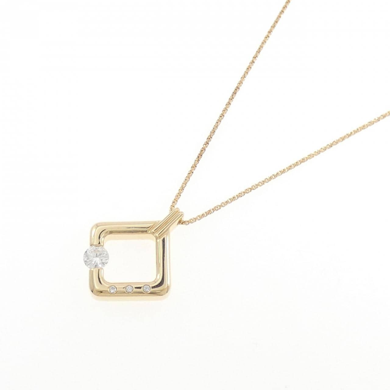 K18YG ダイヤモンド ネックレス 0.511CT
