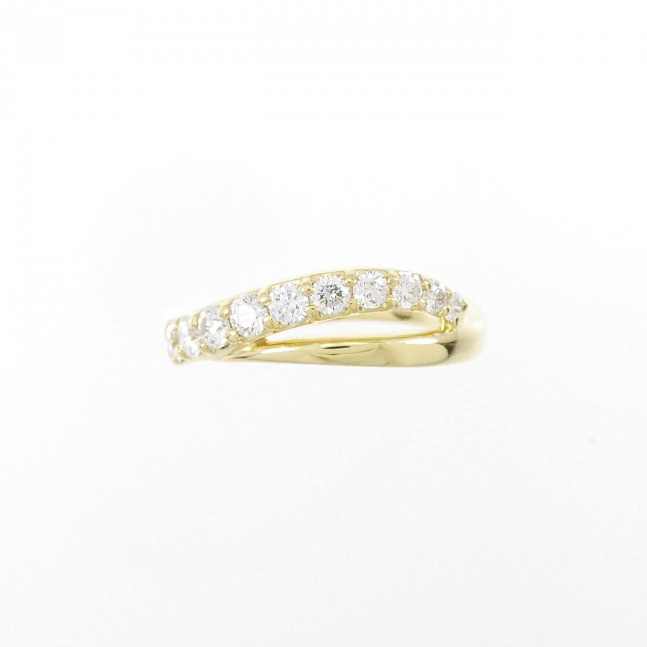 K18YG Diamond pinky ring 0.31CT