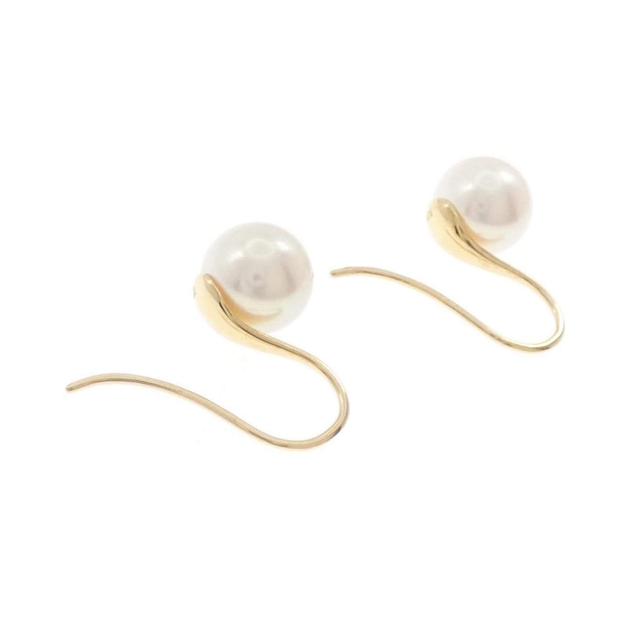 K18YG アコヤパール ピアス 9.1mm