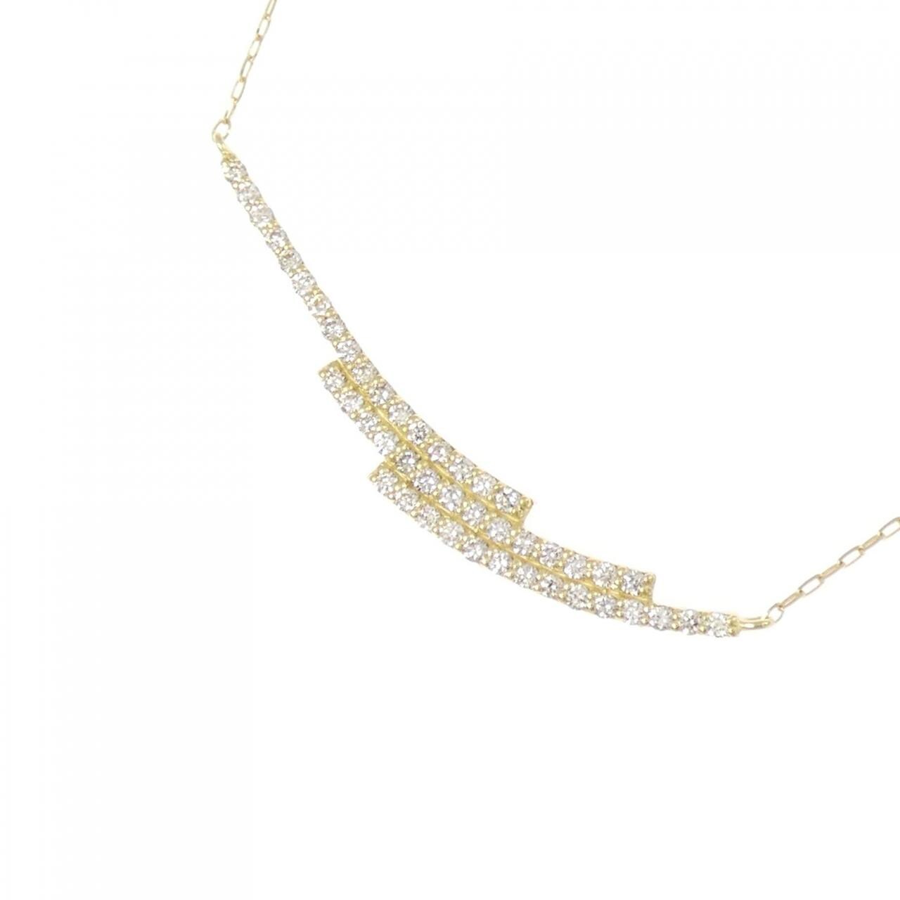 【新品】K18YG ダイヤモンド ネックレス 0.22CT