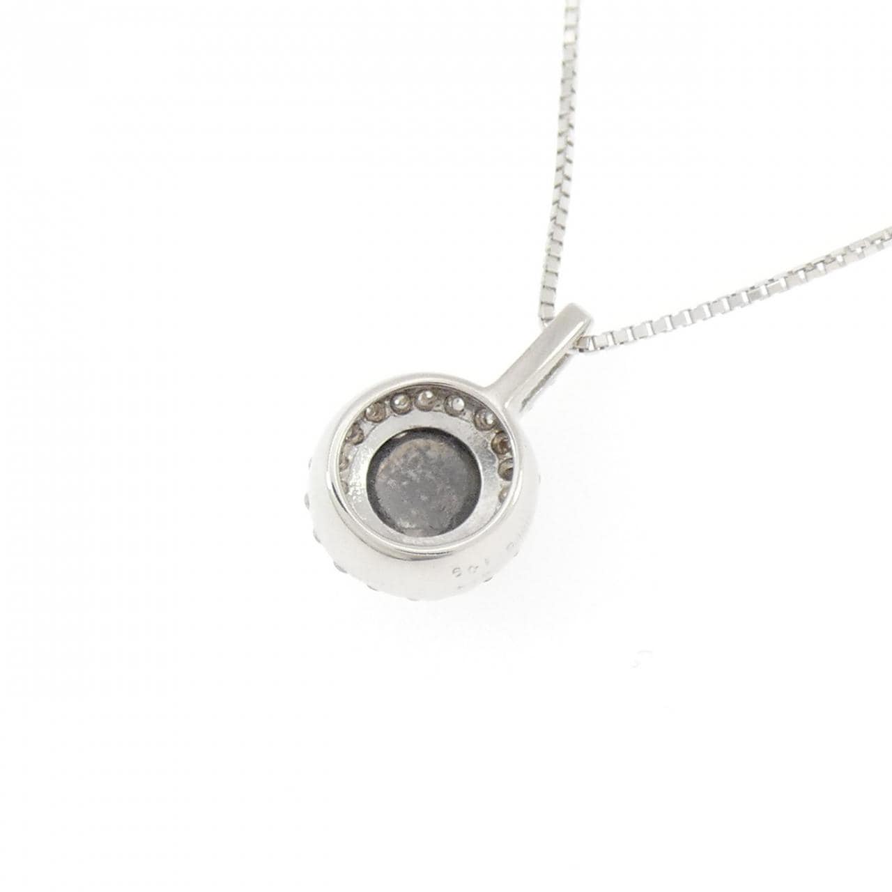 K18WG ダイヤモンド ネックレス 1.09CT
