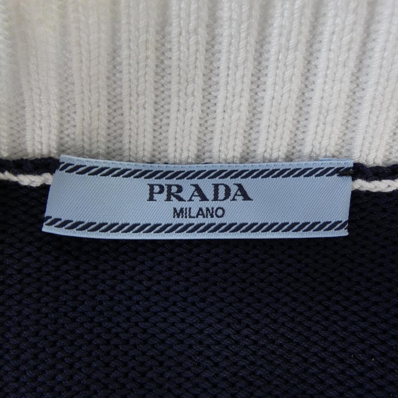 プラダ PRADA クロップド セミラグランショルダー P25I04 S211 1ZO5 カーディガン